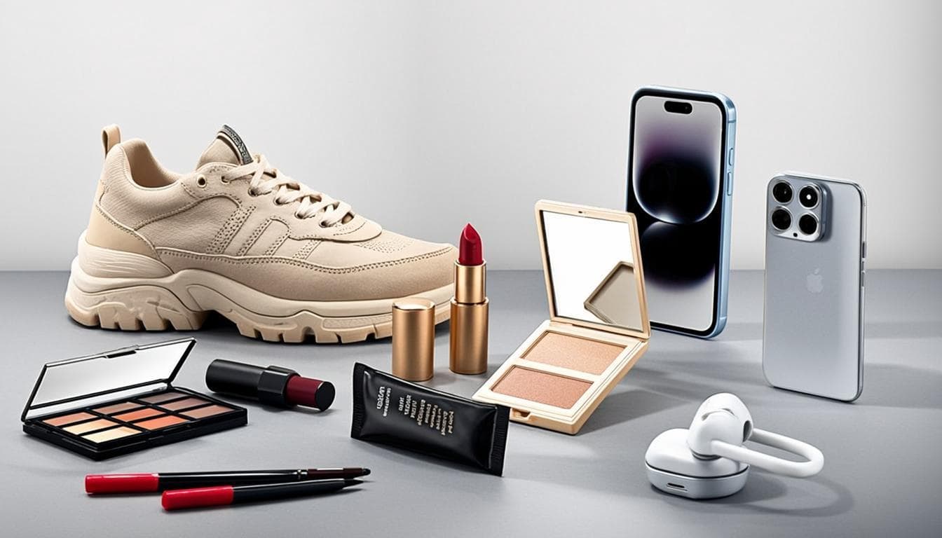Clean product photos with white backgrounds arranged for e-commerce listings